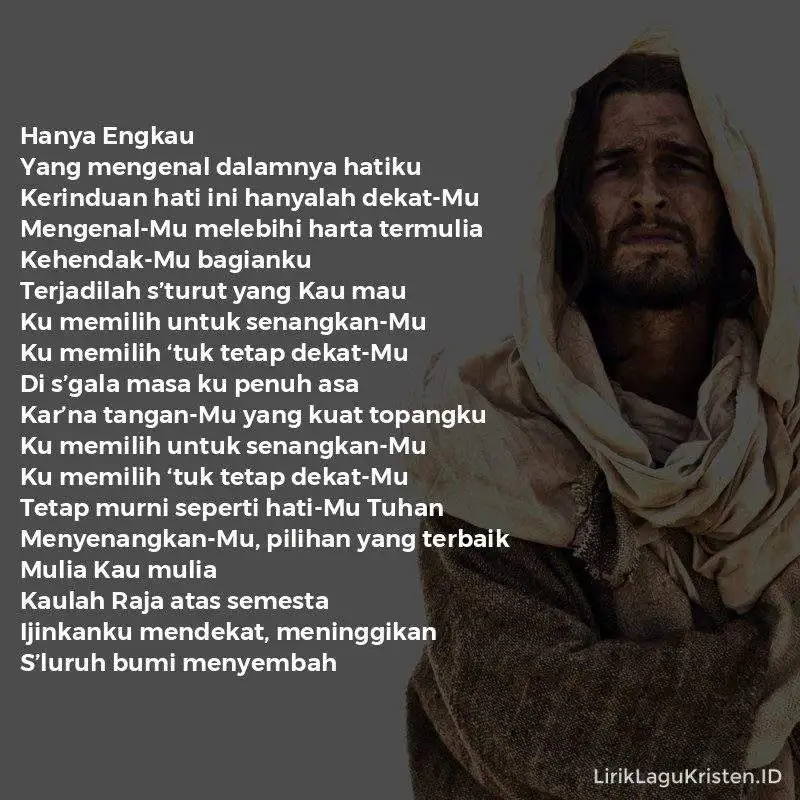1. Ku Hidup Bagi-Mu
2. Tuhan Kau Perkasa
3. Allah Peduli
4. Mujizat Ada Bagi-Mu
5. Besar Anug’rah-Mu
6. Kau Rajaku
7. Kasih-Mu Tiada Duanya
8. Kub’rikan Syukurku
9. Kau Tetap Allah
10. Kau Allah Yang Setia
