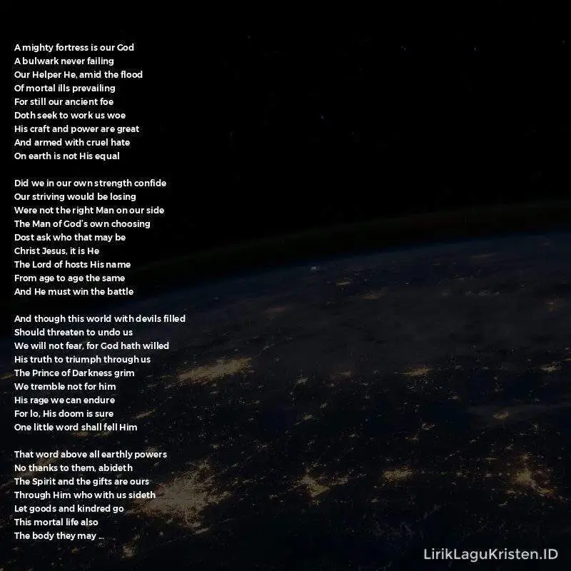 A Mighty Fortress Is Our God