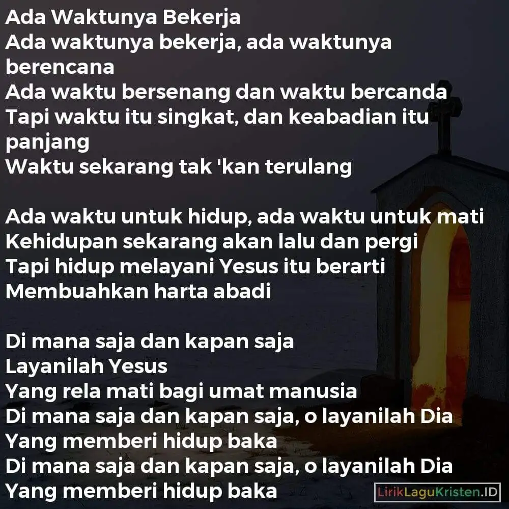 Ada Waktunya Bekerja