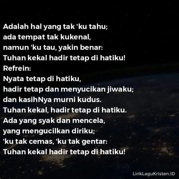 Adalah Hal yang Tak ‘Ku Tahu