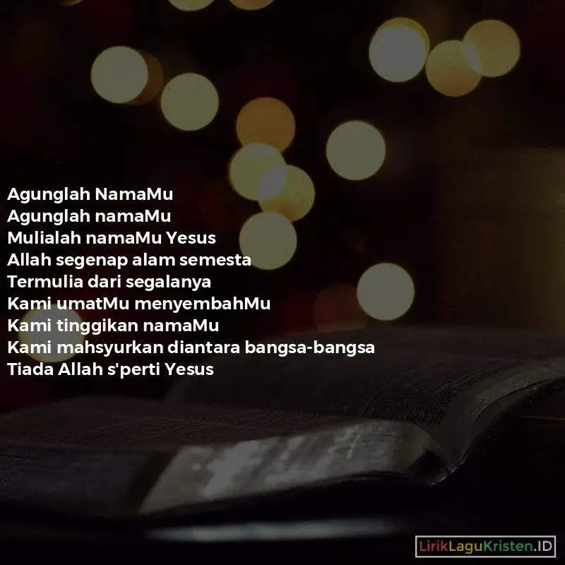 Agunglah NamaMu