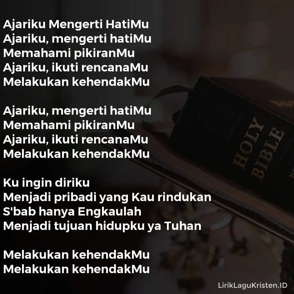 Ajariku Mengerti HatiMu