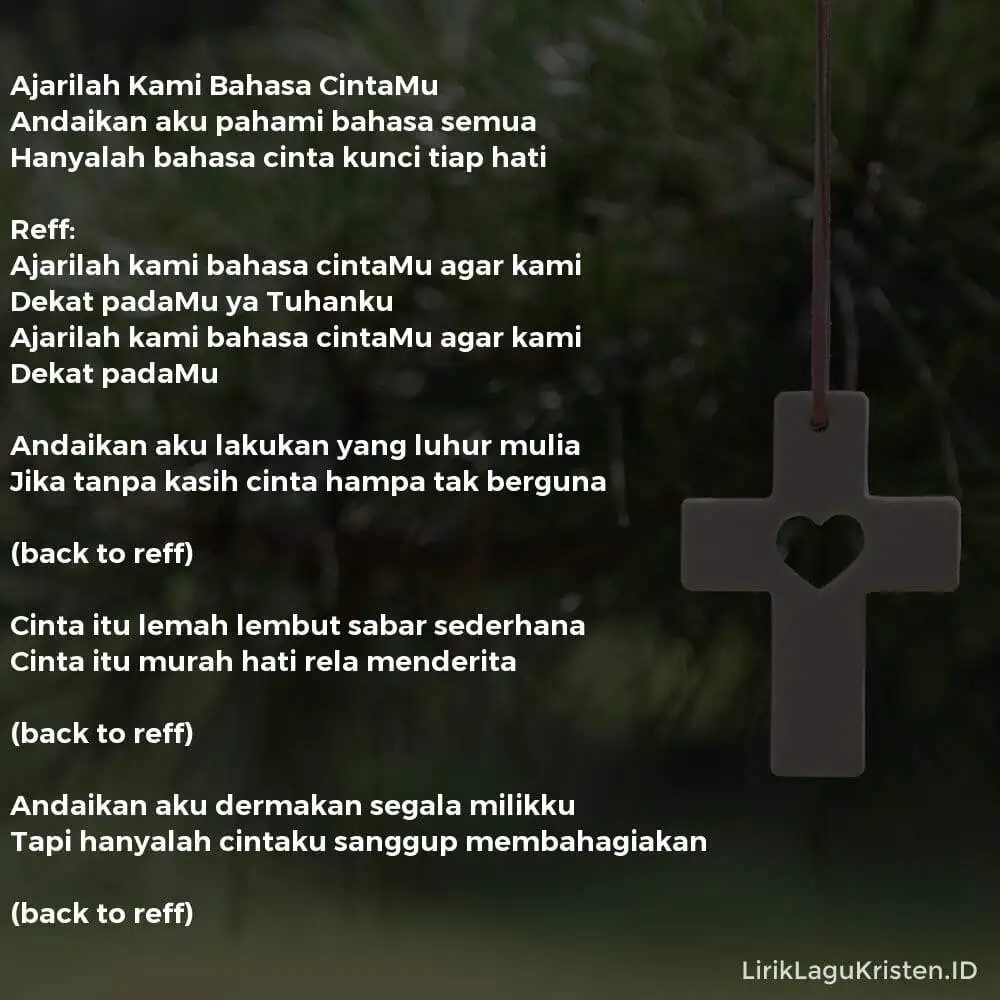 Ajarilah Kami Bahasa CintaMu