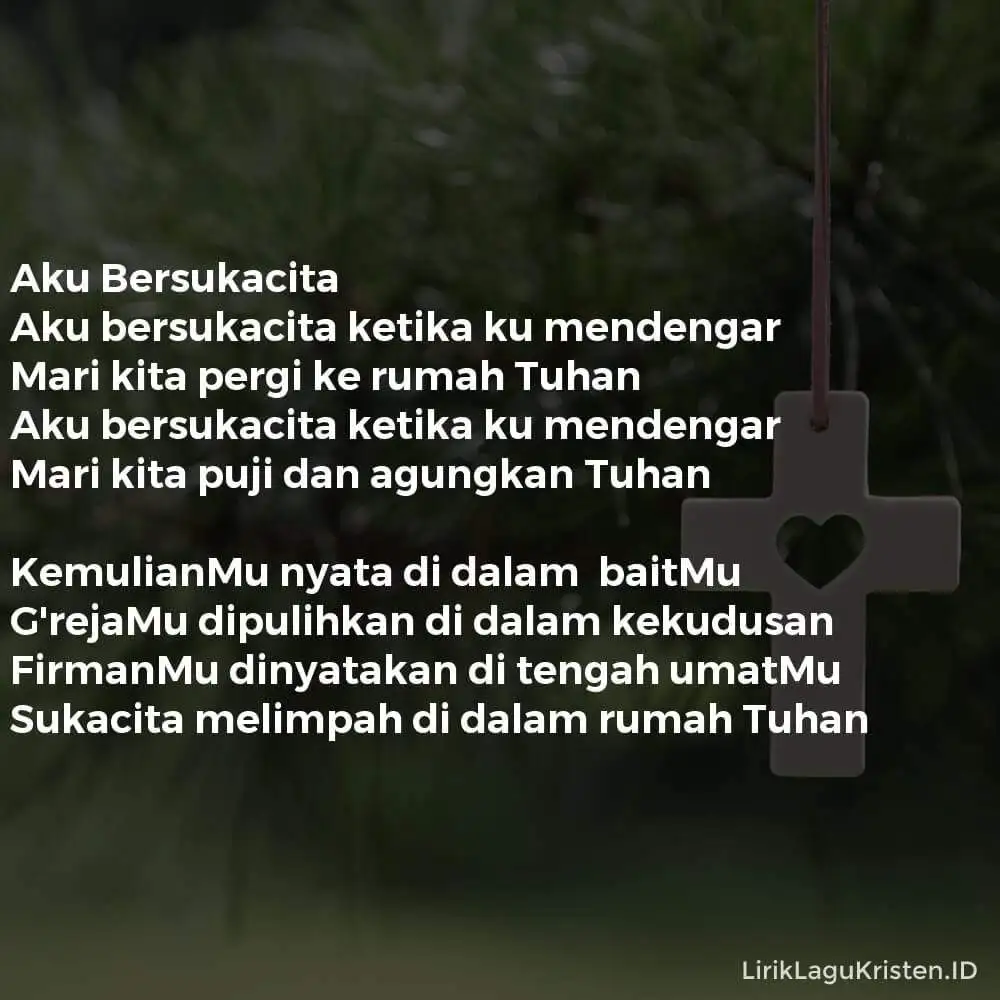 Aku Bersukacita