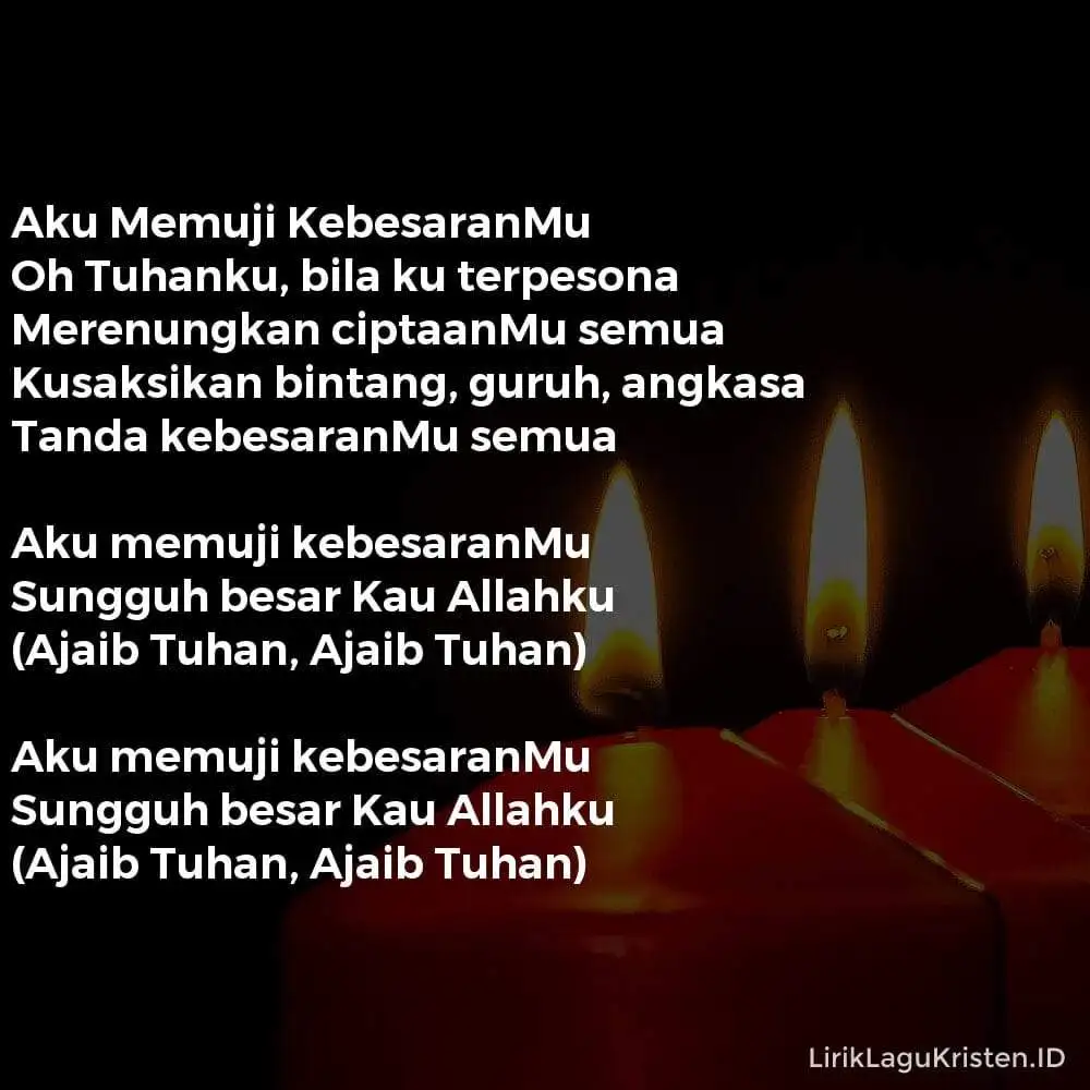 Aku Memuji KebesaranMu