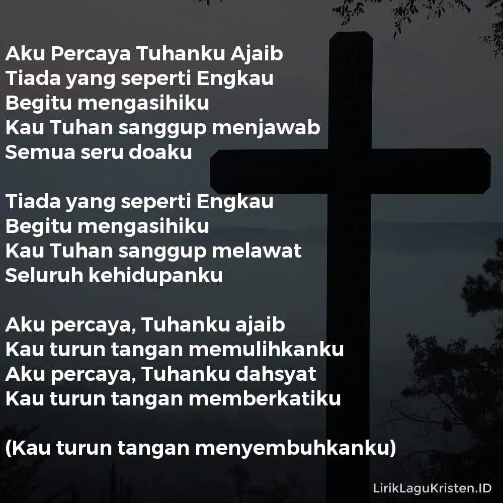 Aku Percaya Tuhanku Ajaib