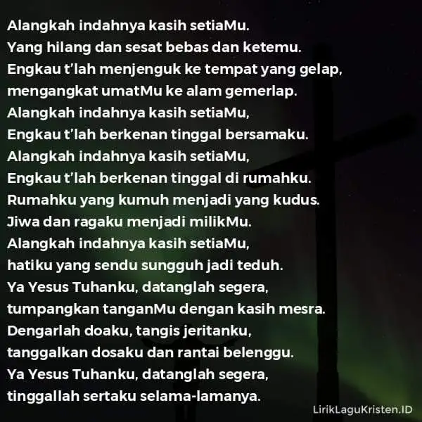 Alangkah Indahnya Kasih SetiaMu