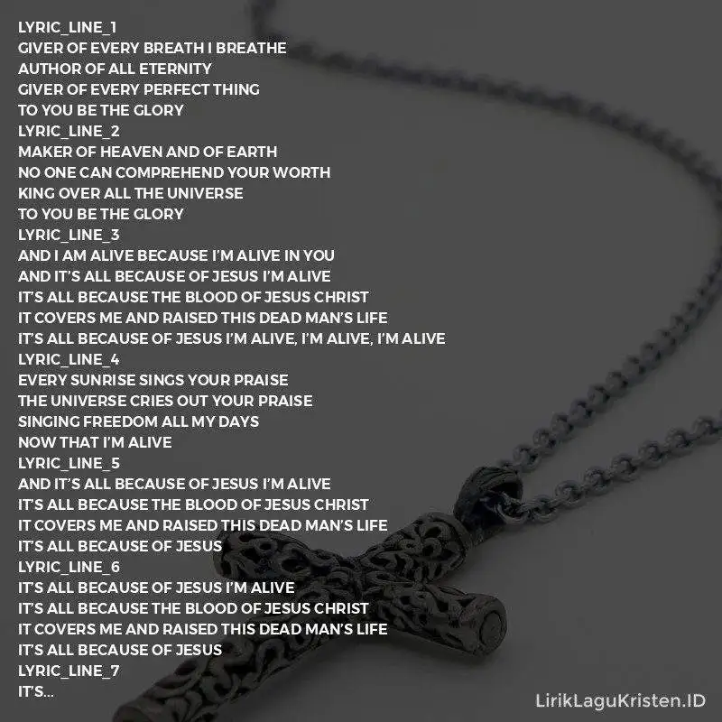 All Because of Jesus