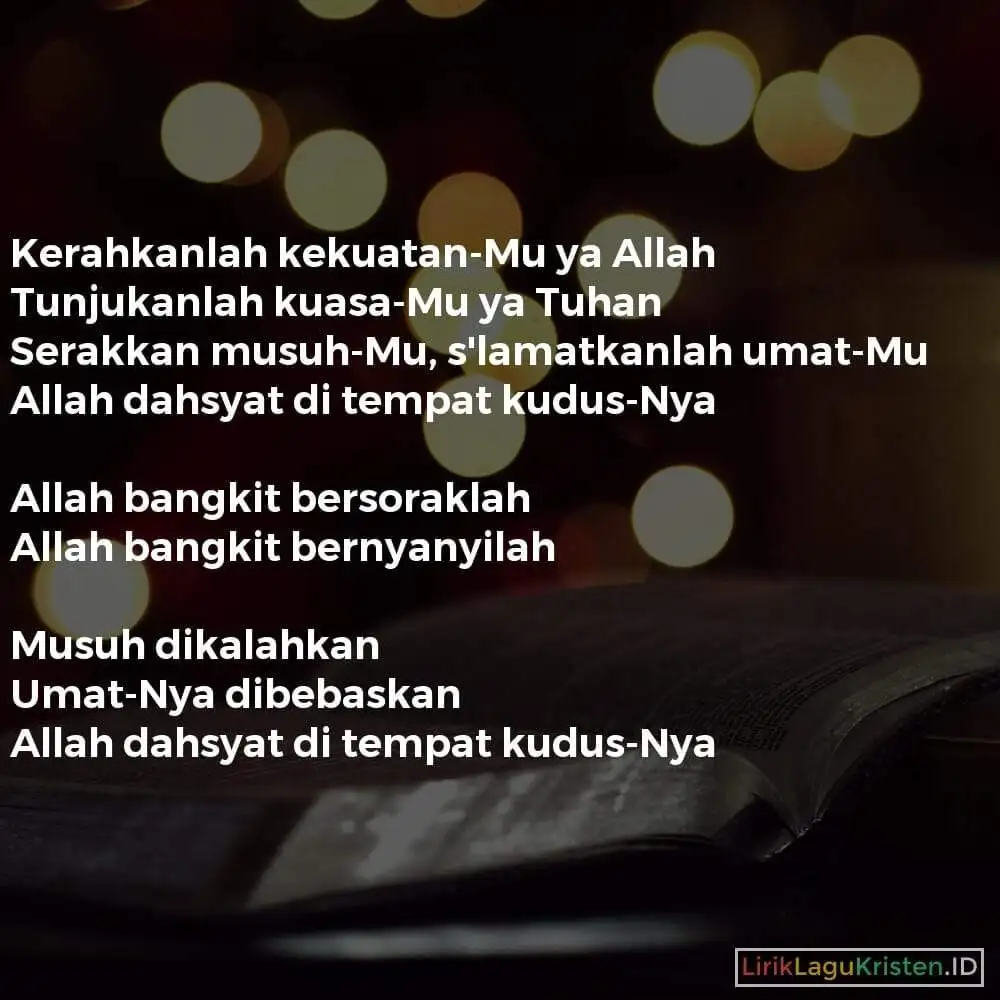 ALLAH BANGKIT BERSORAKLAH