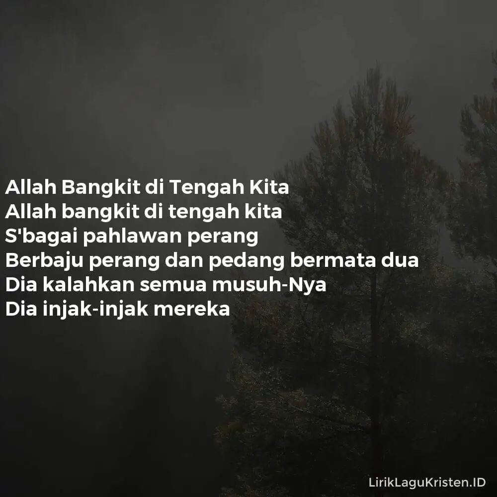 Allah Bangkit di Tengah Kita