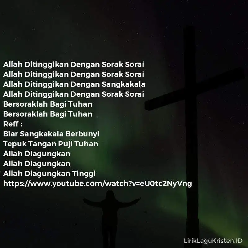 Allah Ditinggikan Dengan Sorak Sorai