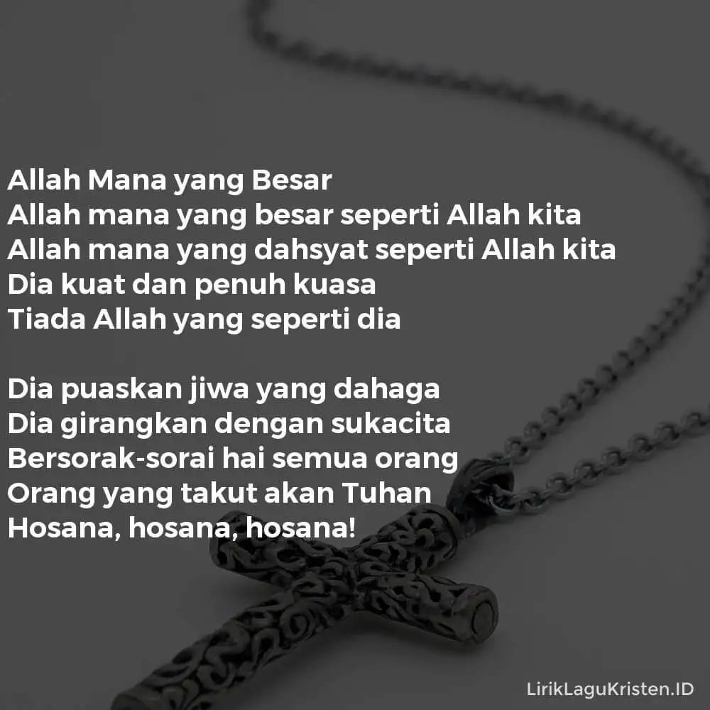 Allah Mana yang Besar