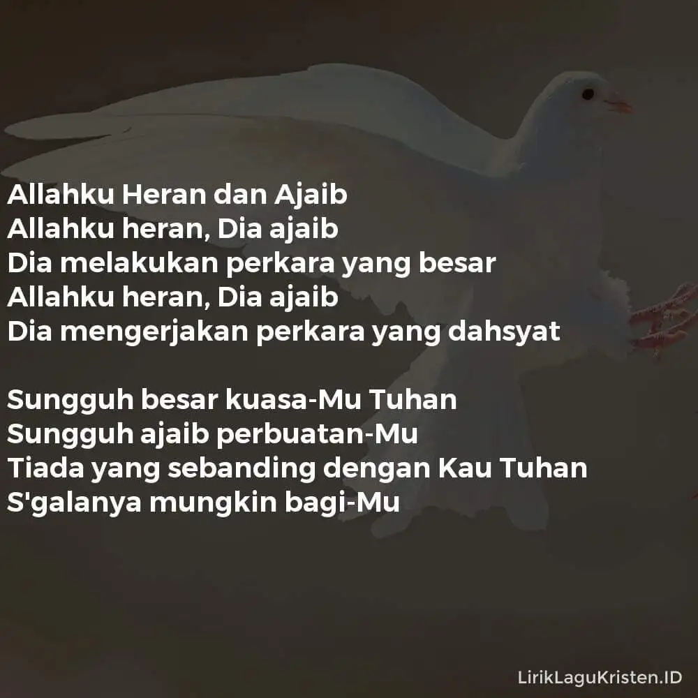 Allahku Heran dan Ajaib