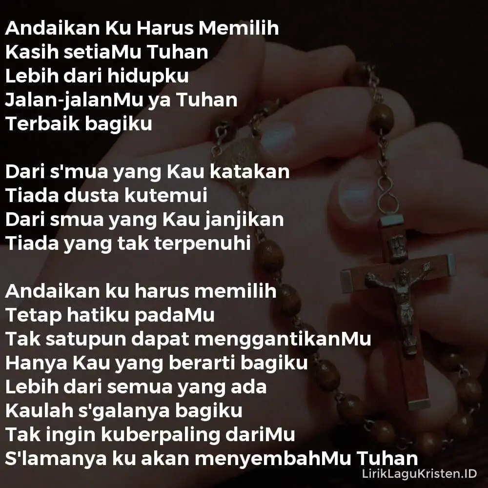 Andaikan Ku Harus Memilih