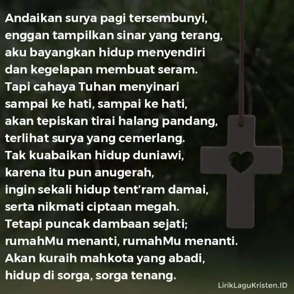 Andaikan Surya Pagi Tersembunyi