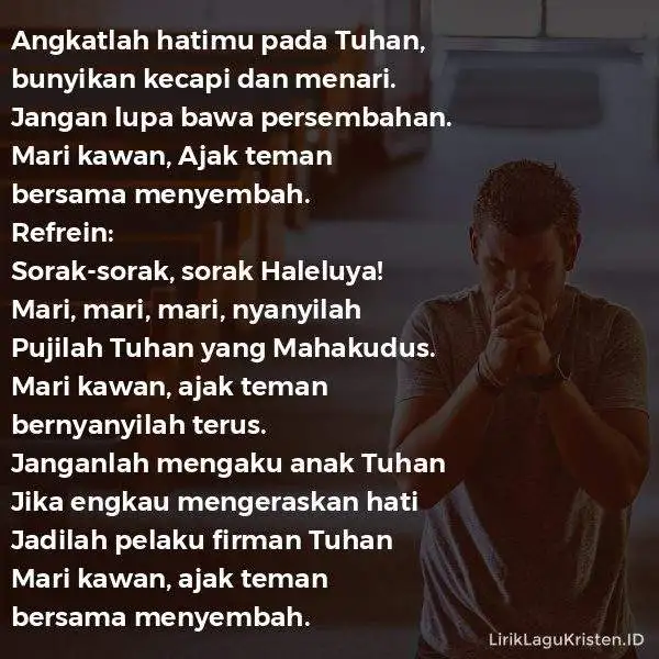 Angkatlah Hatimu Pada Tuhan