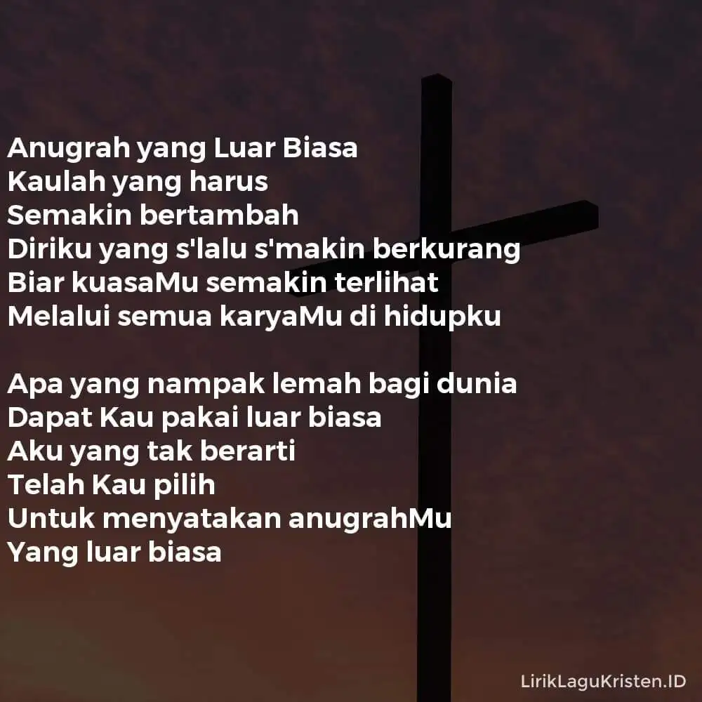 Anugrah yang Luar Biasa