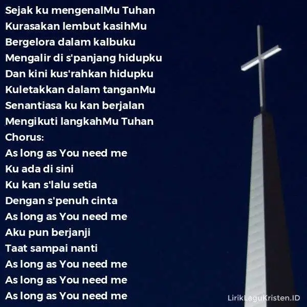 As Long As You Need Me – Adelia Lukmana