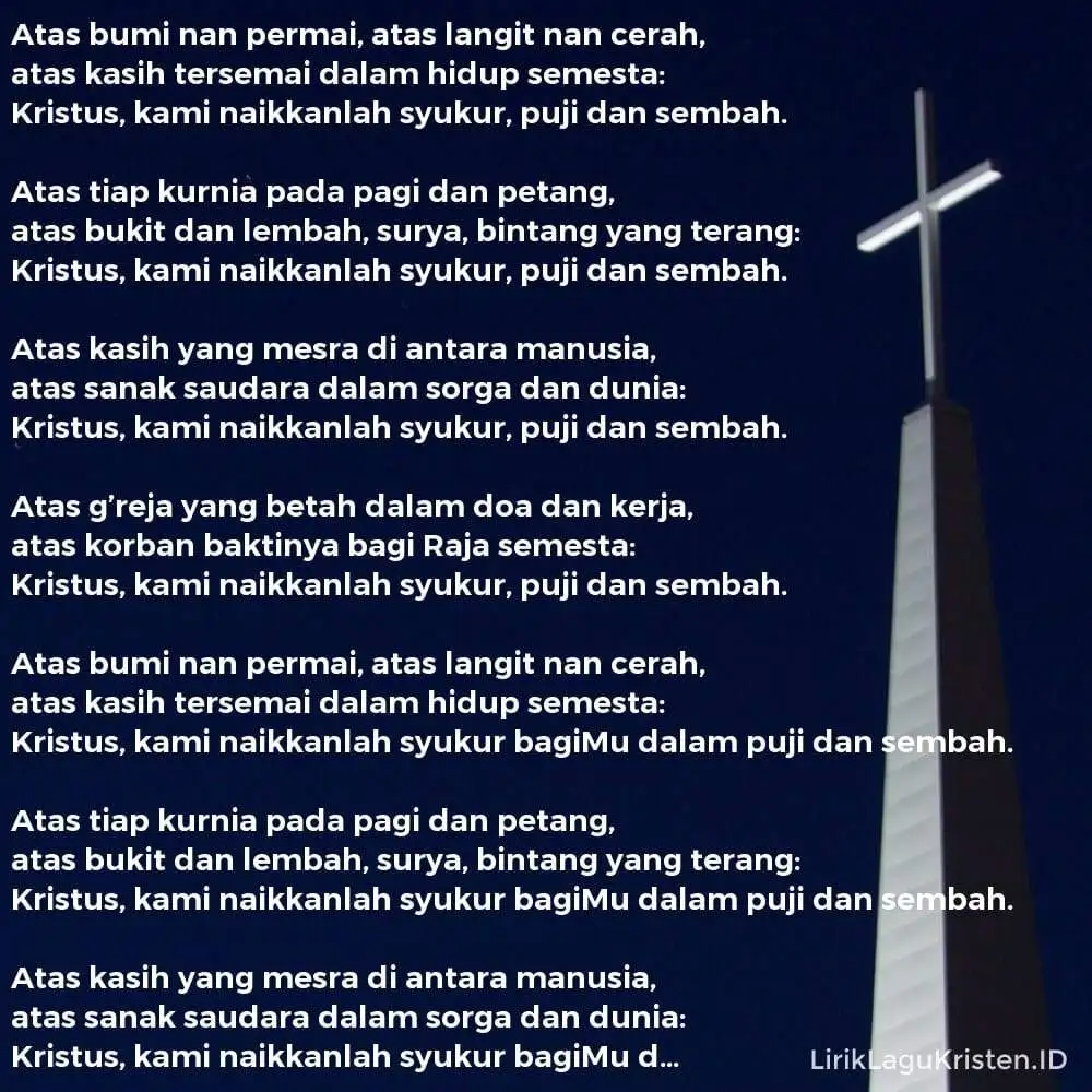 Atas Bumi Nan Permai NKB 32a