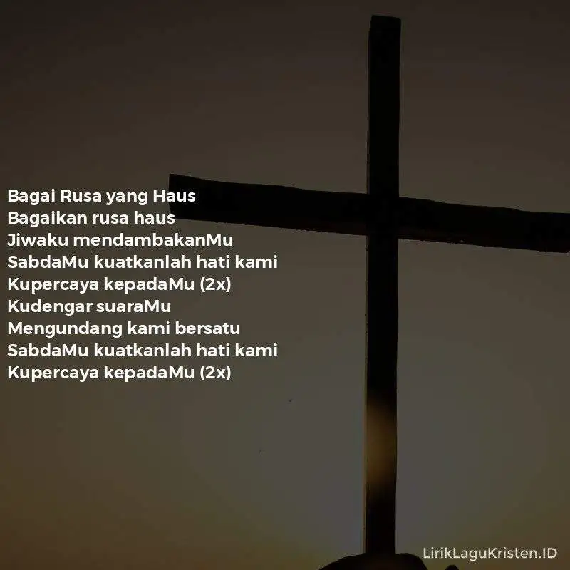 Bagai Rusa yang Haus