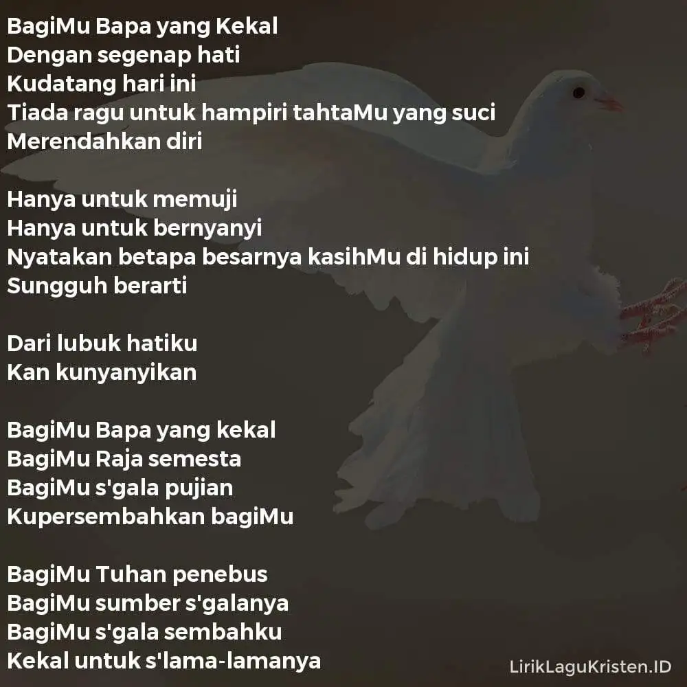 BagiMu Bapa yang Kekal