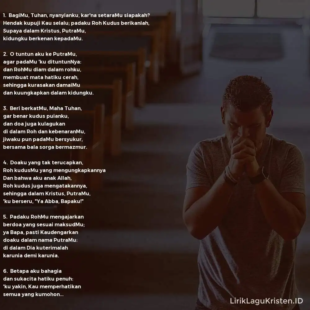 BagiMu Tuhan, Nyanyianku
