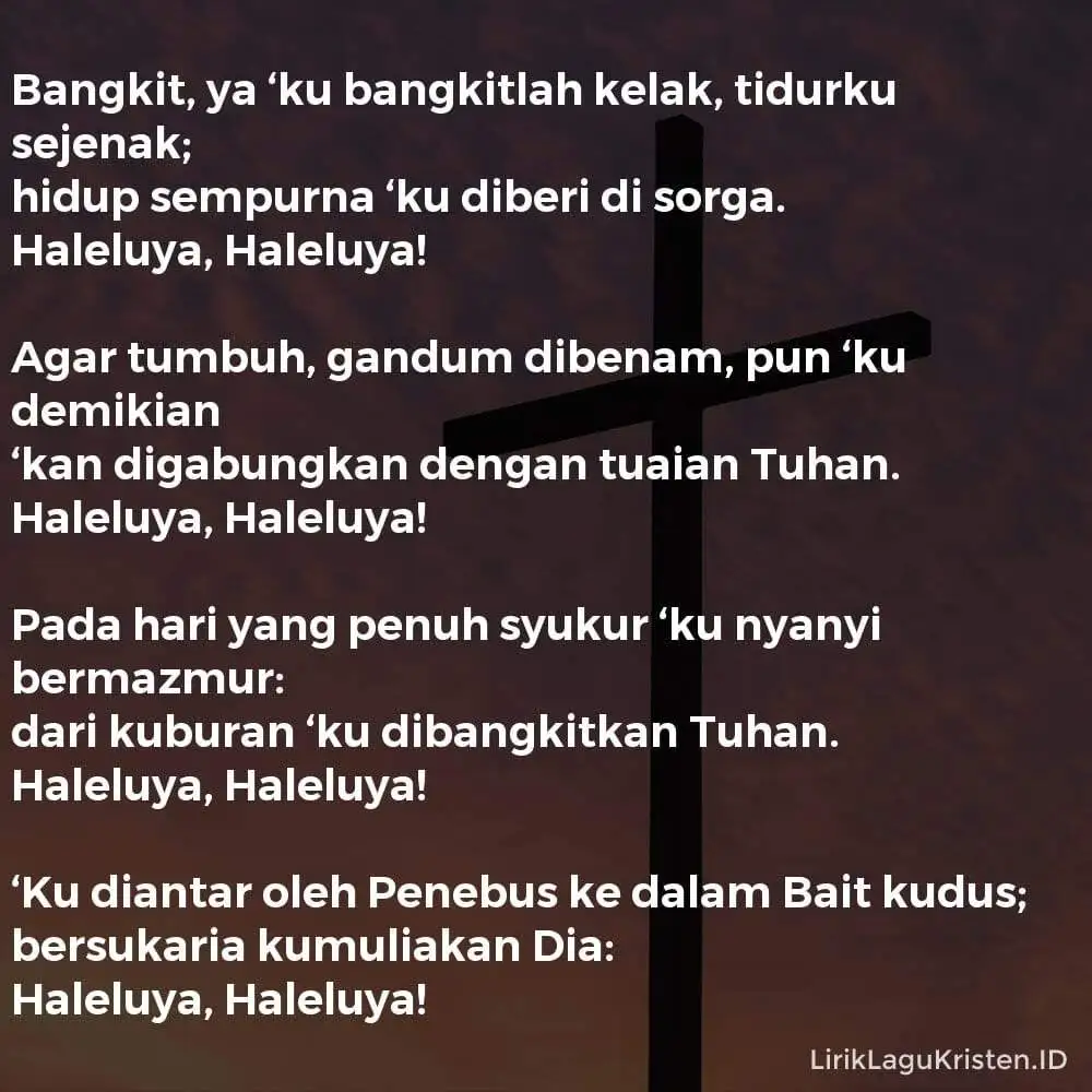 Bangkit, Ya ‘Ku Bangkitlah Kelak