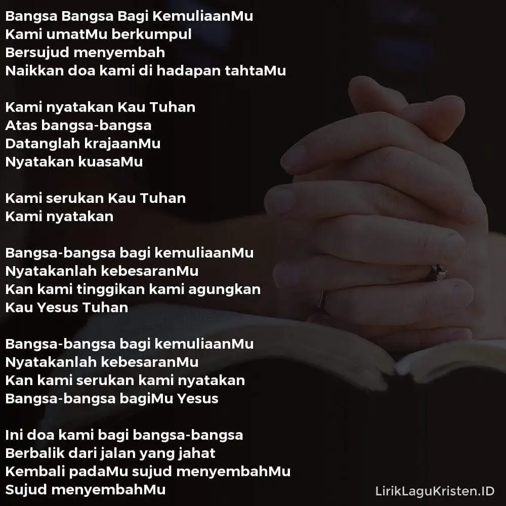 Bangsa Bangsa Bagi KemuliaanMu