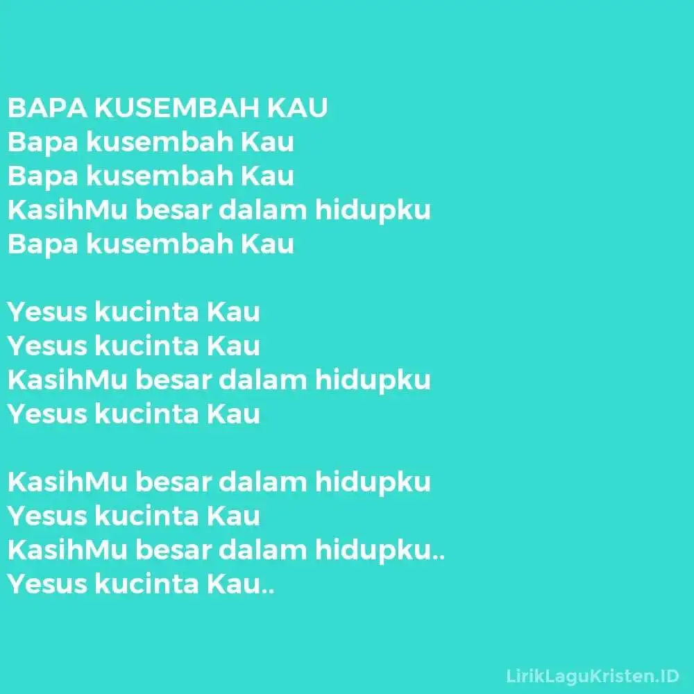 BAPA KUSEMBAH KAU