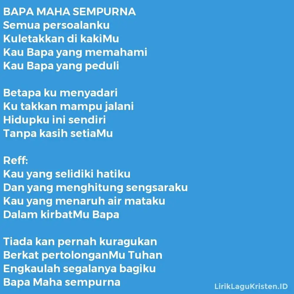 BAPA MAHA SEMPURNA