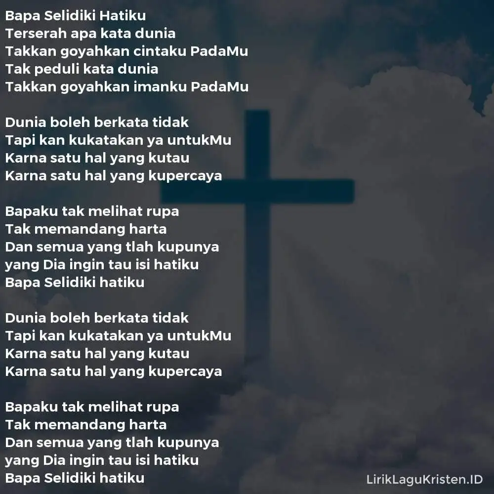 Bapa Selidiki Hatiku