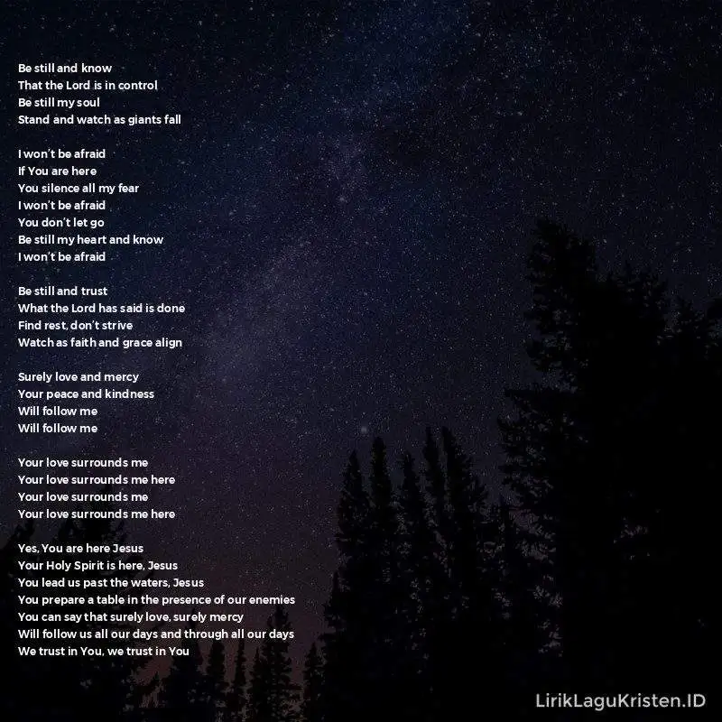 Be Still Chords, Lyrics, Sheet Music – Hillsong