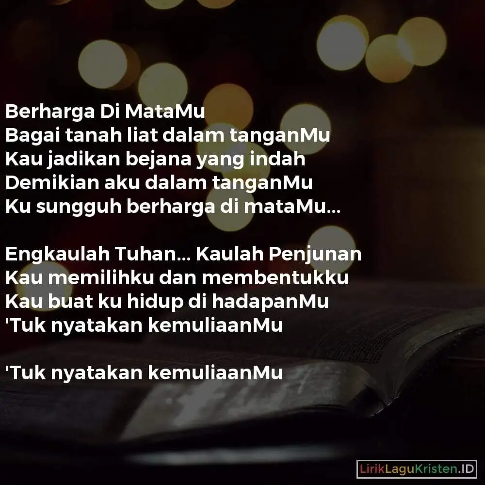 Berharga Di MataMu