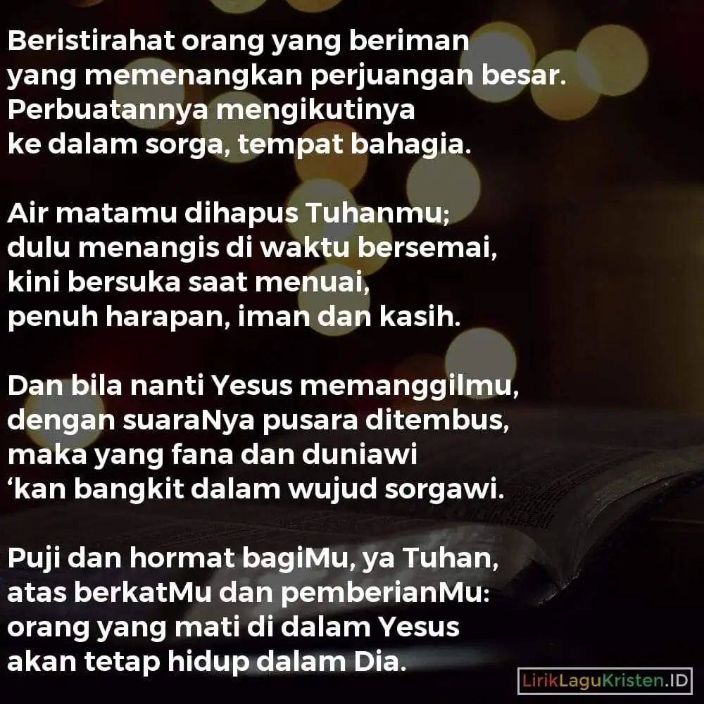 Beristirahat Orang Yang Beriman