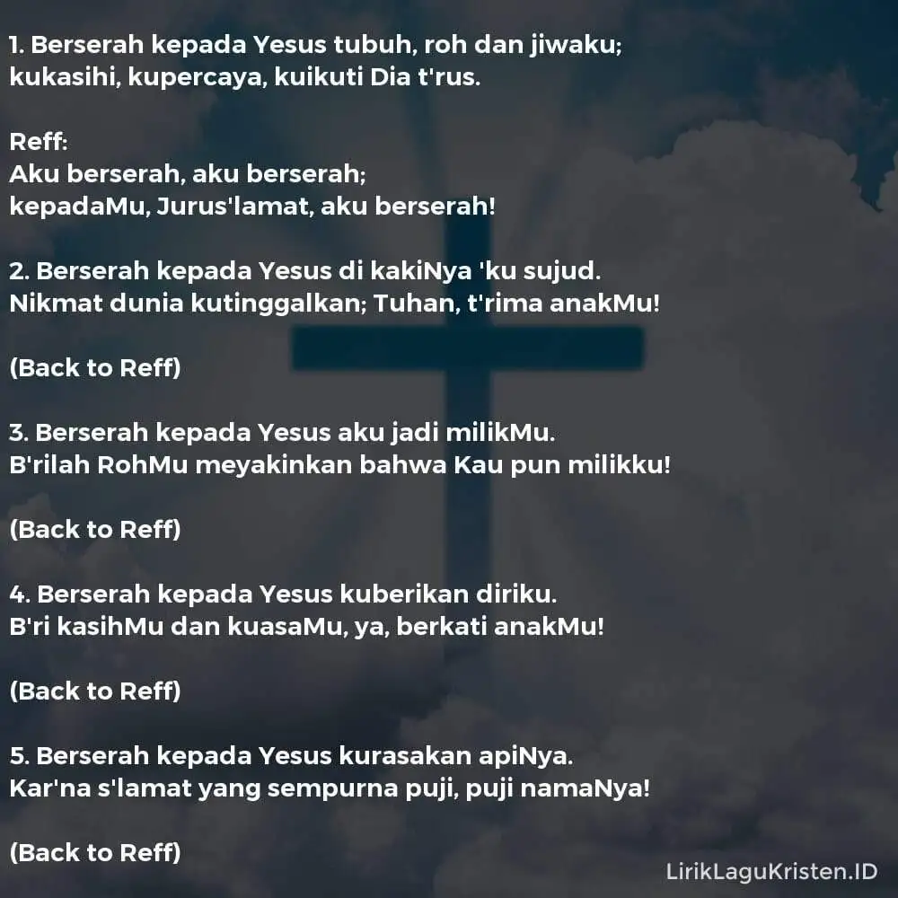 Berserah Kepada Yesus