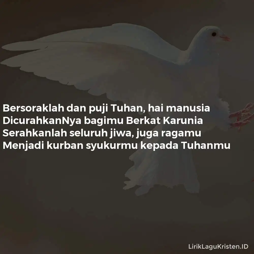 Bersoraklah Dan Puji Tuhan