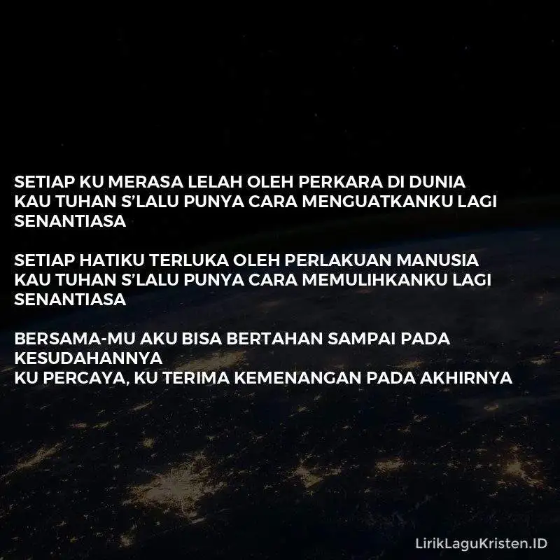 Bertahan Sampai Pada Kesudahannya