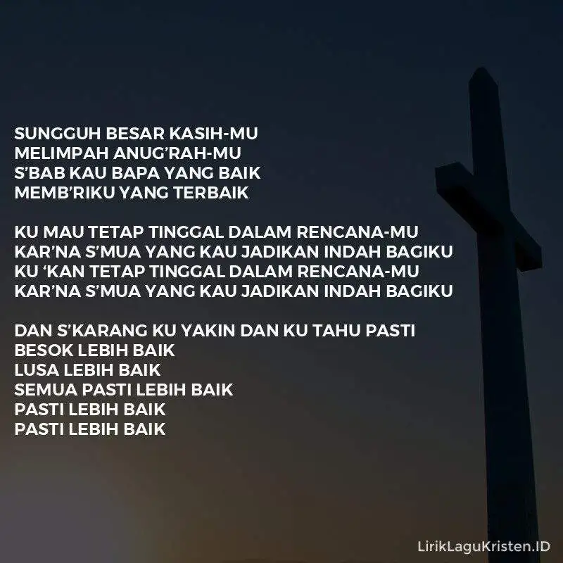 Besok Pasti Lebih Baik