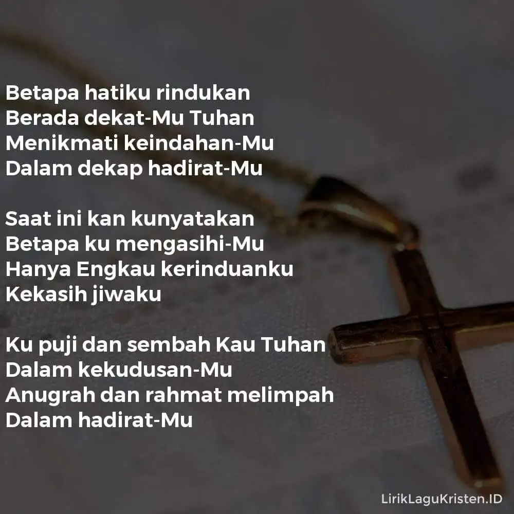 BETAPA HATIKU RINDUKAN