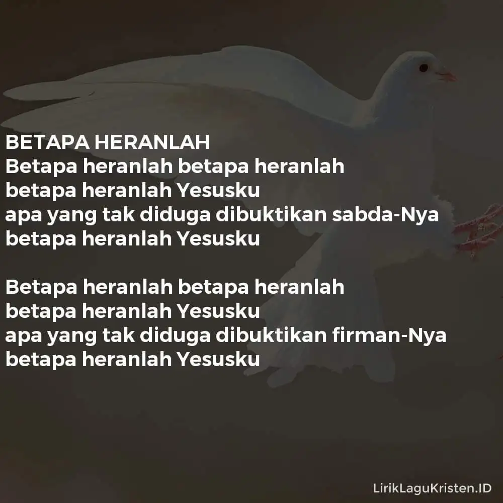 BETAPA HERANLAH