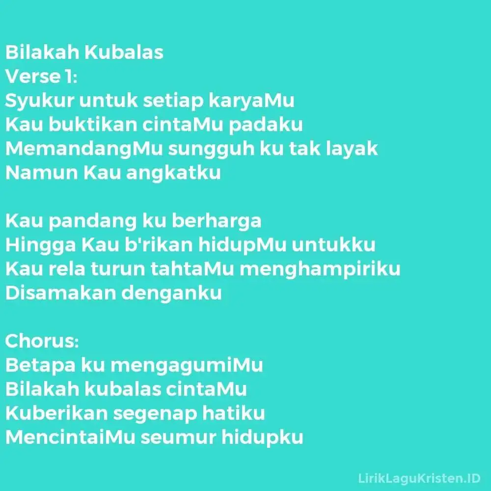 Bilakah Kubalas