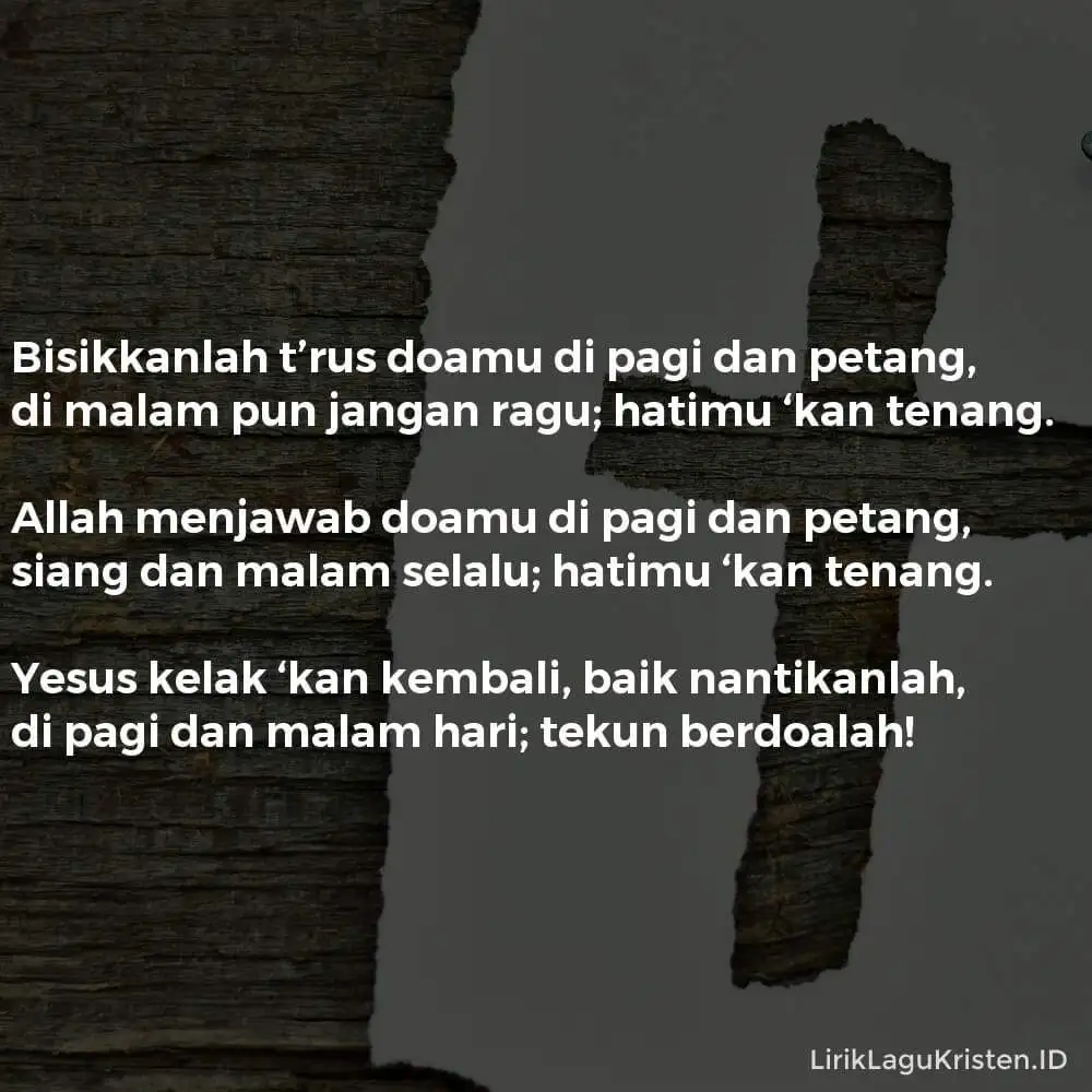 Bisikkanlah T’rus Doamu