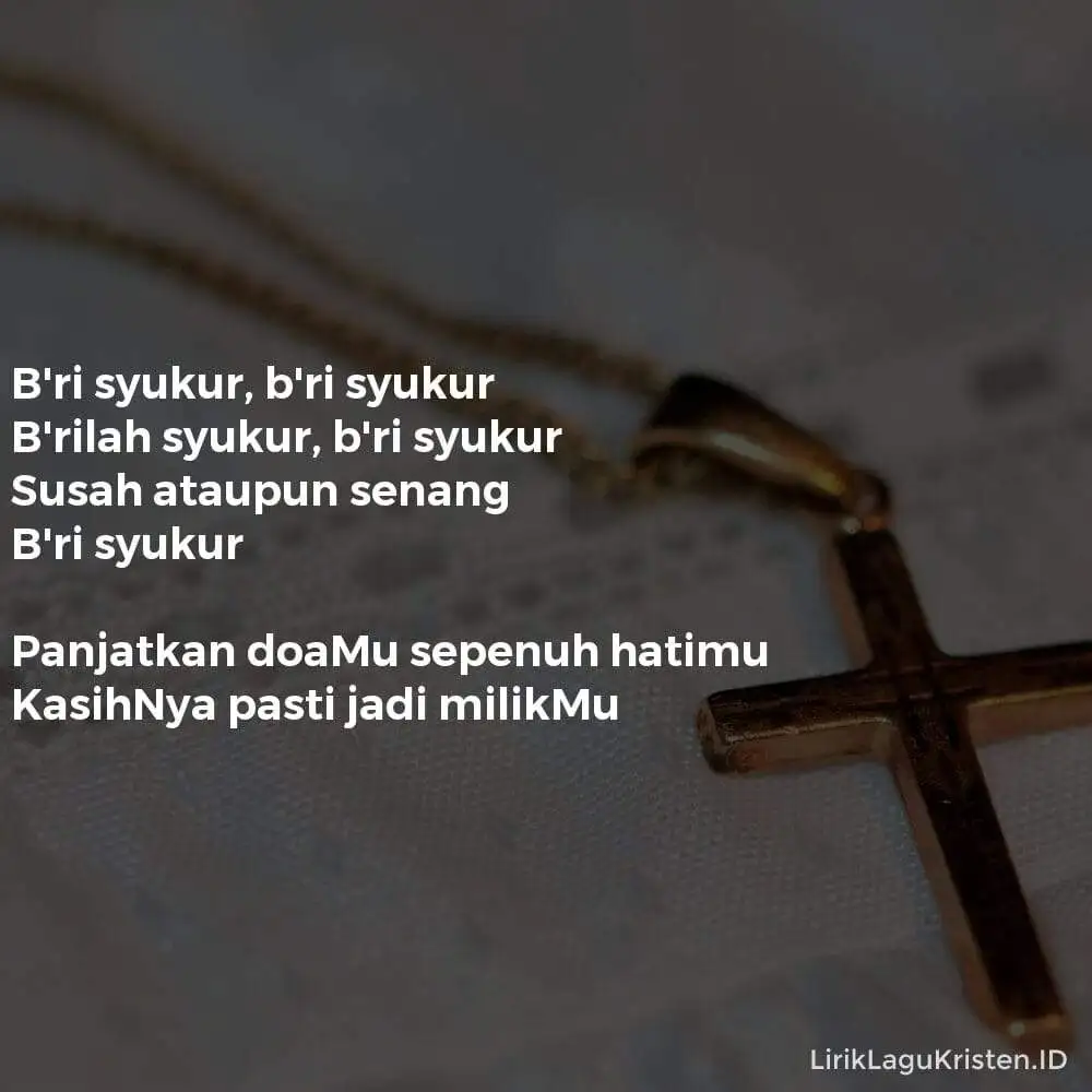 B’RI SYUKUR SENANTIASA