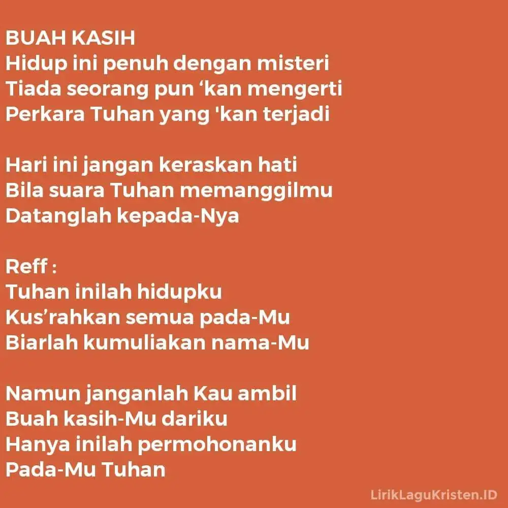 BUAH KASIH