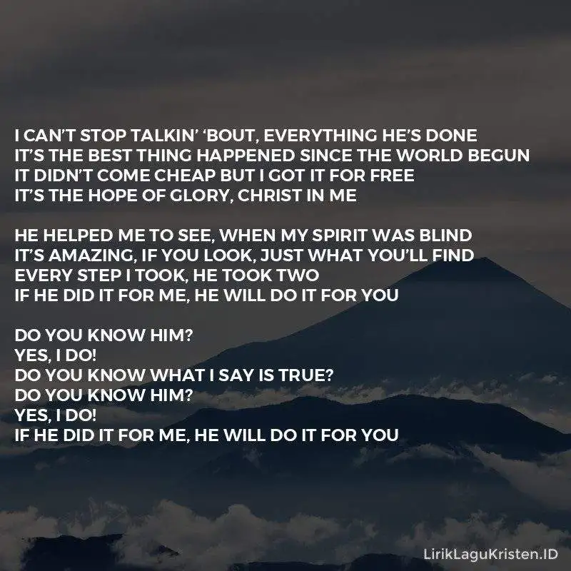 Can’t Stop Talking