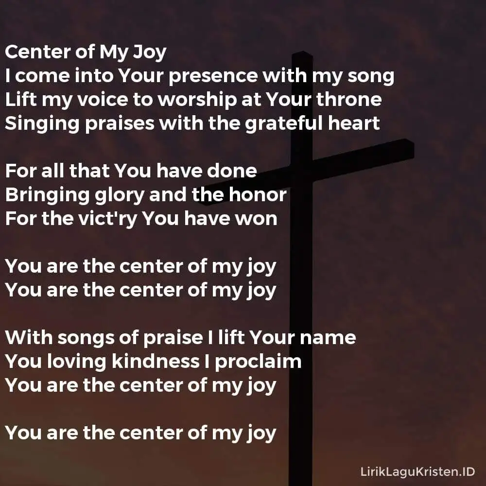 Center of My Joy