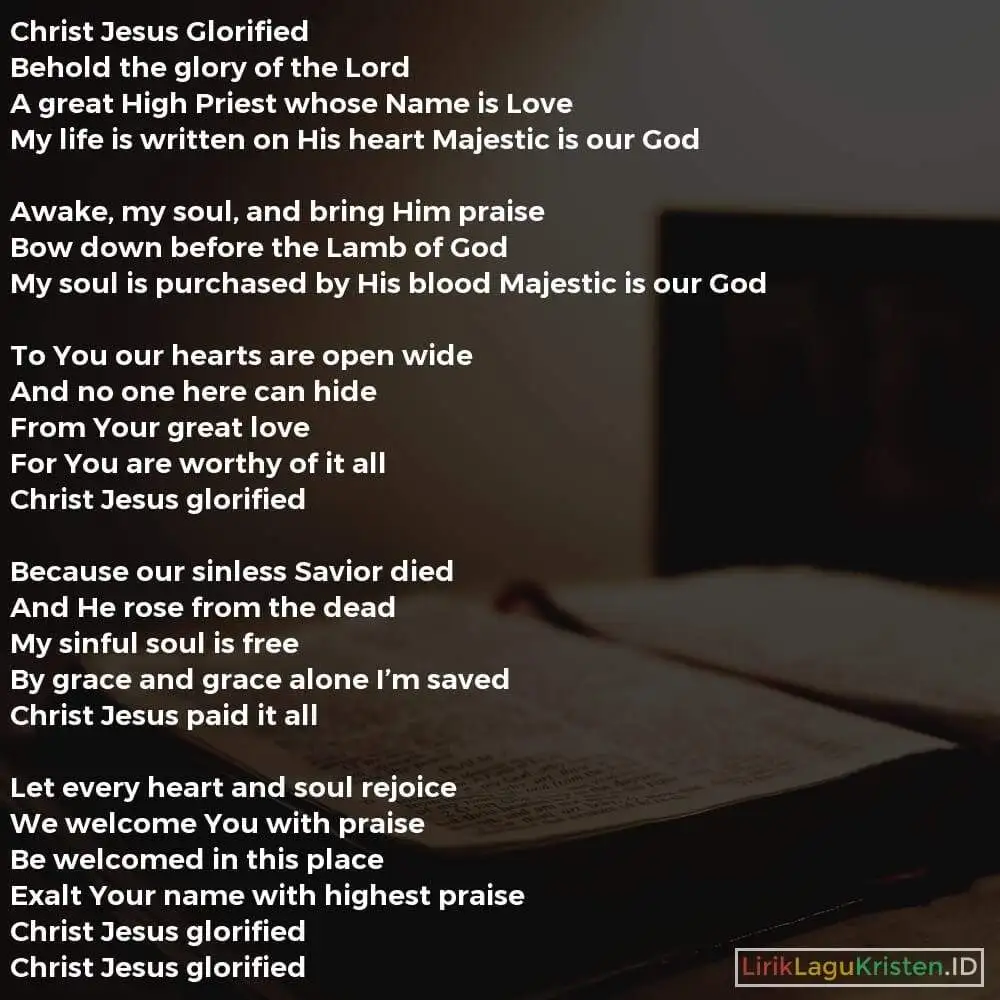 Christ Jesus Glorified