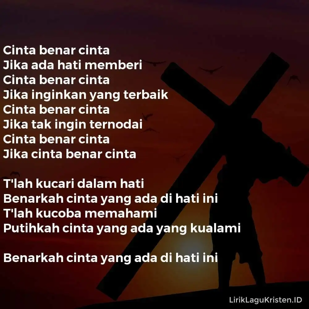 CINTA BENAR CINTA