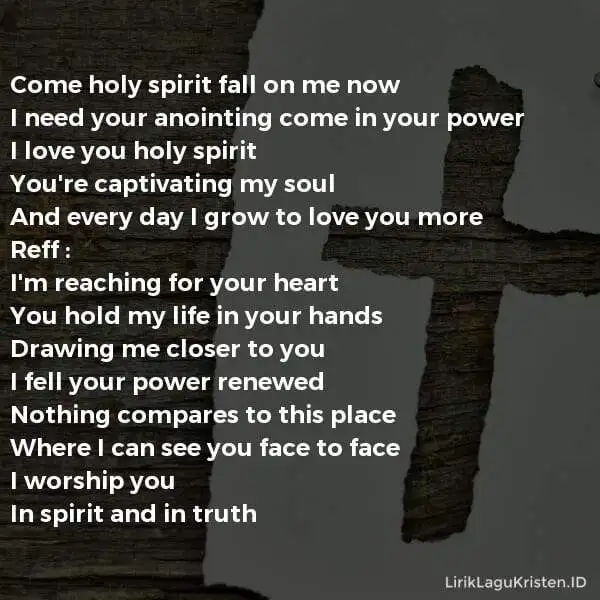 Come Holy Spirit