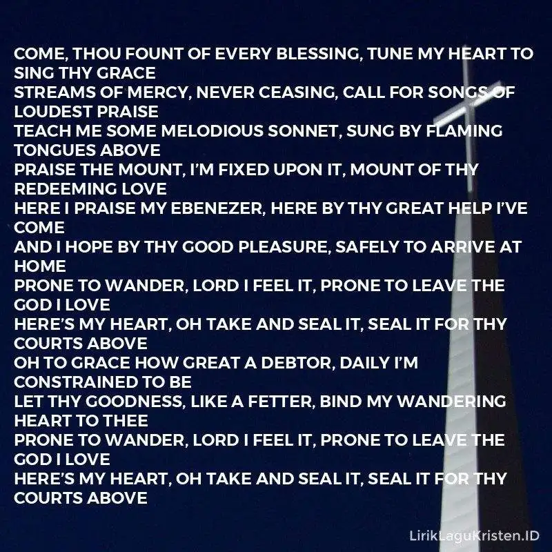 Come, Thou Fount Of Every Blessing
